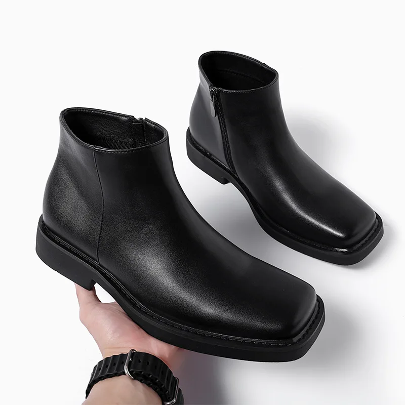 Men'S Shoes Hush Puppies - 블랙 새로운 패션 남성 캐주얼 가죽