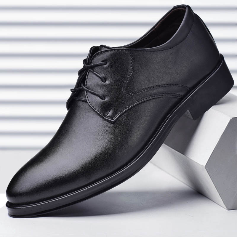 Men'S Shoes Clearance Sale - 남성용 원피스 가죽 레이스업 더비 슈즈,