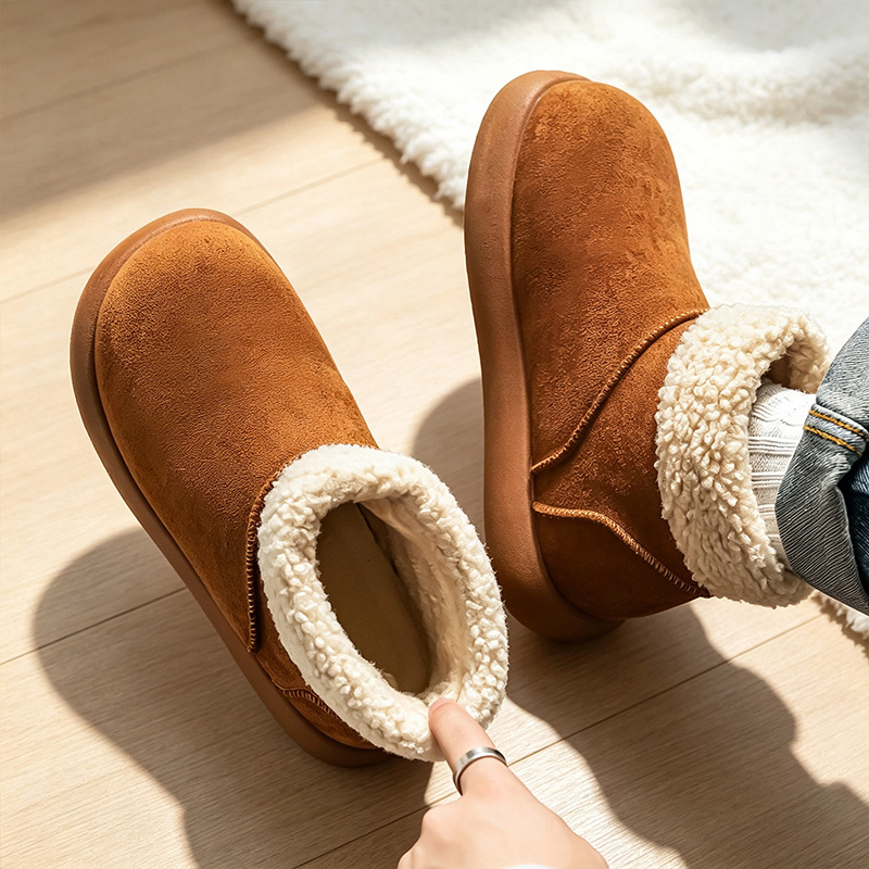 Men'S Shoes With Height Increase - 가을과 겨울용 남성용 스노우 부츠, 플리스