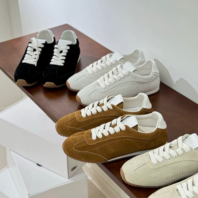 Men'S Shoes Casual Sneakers - 유니섹스 여성 캐주얼 신발 천연 가죽