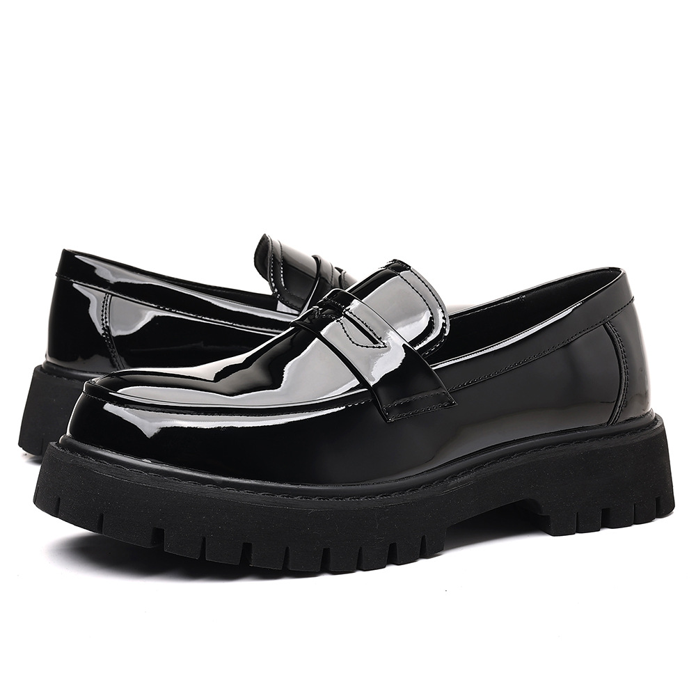 Men'S Shoes Wide Width - 새로운 남성 로퍼 슬립온 PU 가죽