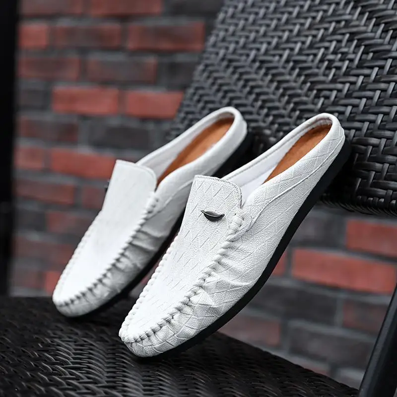 Men'S Shoes Clearance Sale - 남성용 슬리퍼 슬립온 작업복 가죽 캐주얼