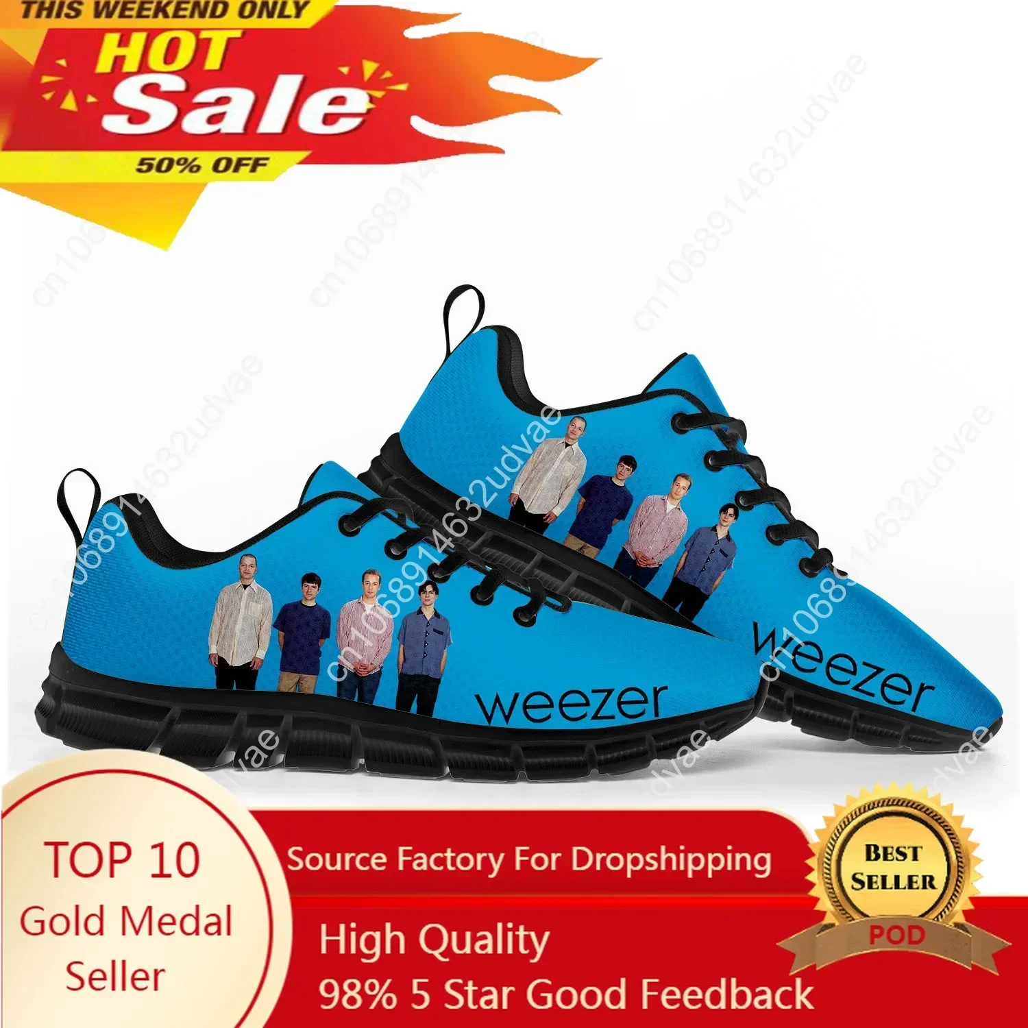 Men'S Shoes Casual Sneakers - Weezer 스포츠 신발 남성 여성 운동화