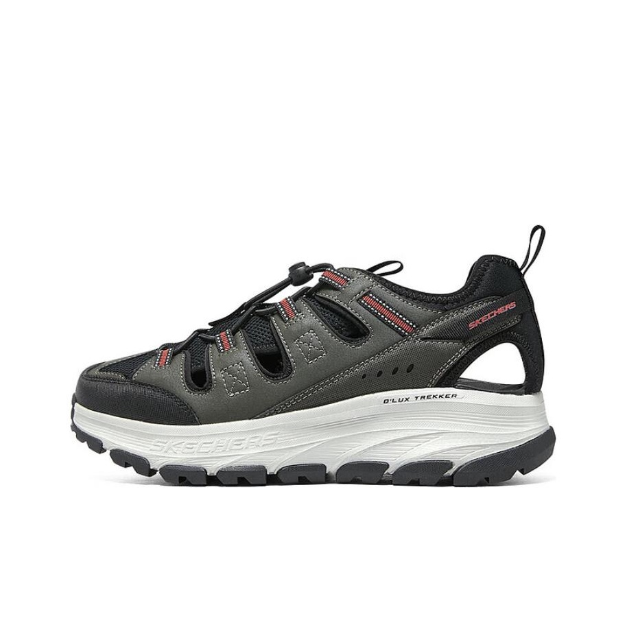 Men'S Shoes Grip - 스케쳐스 D'Lux 트레커 샌들 메쉬 스포츠