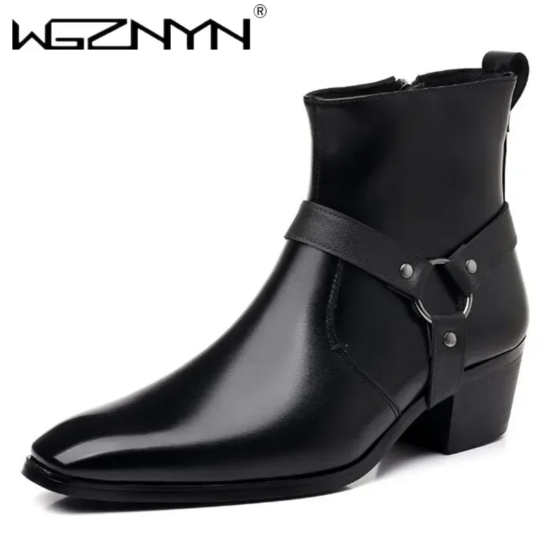 Men Shoes For Wedding - 2026 남성 패션 디자이너 첼시 부츠