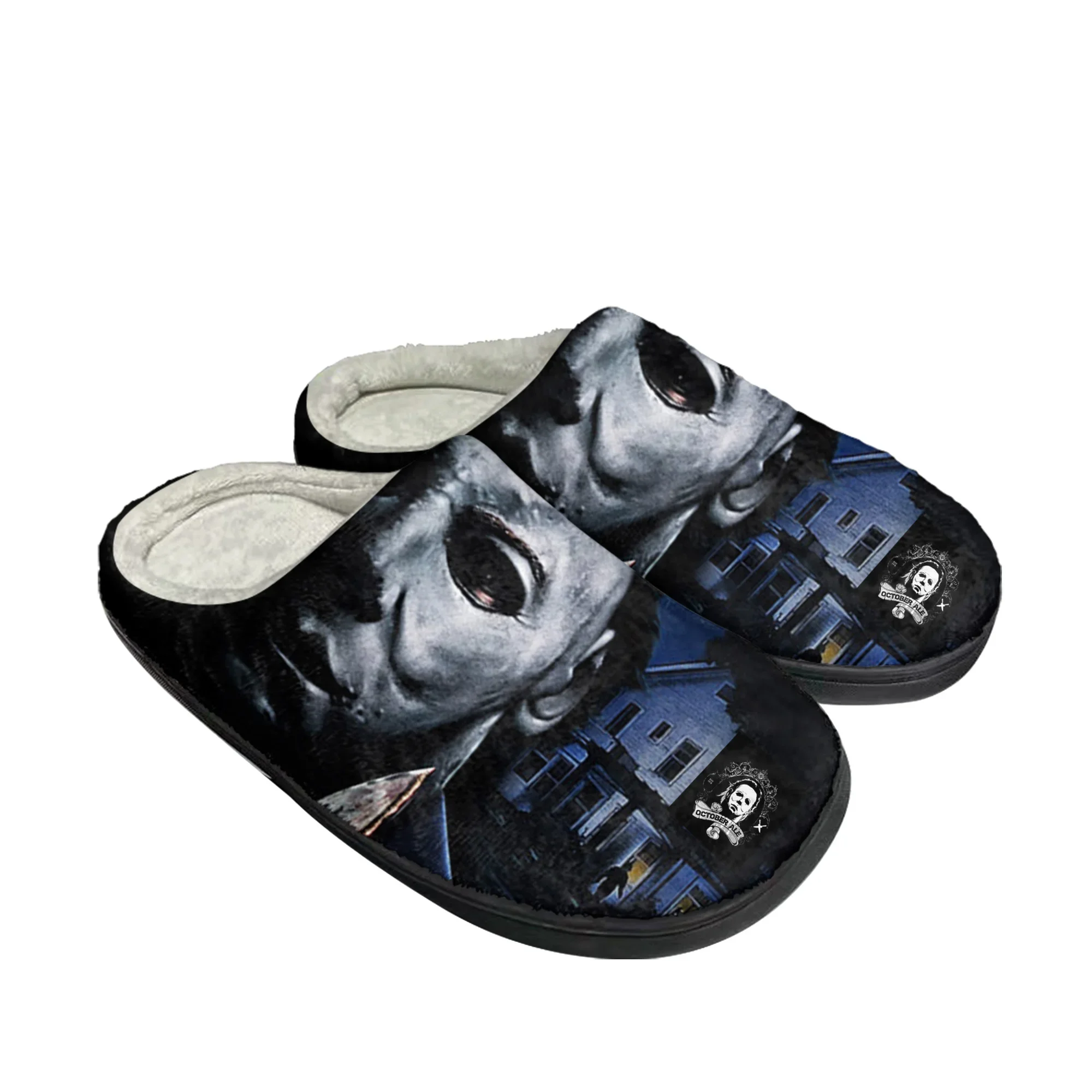 Men Shoes Myer - 호러 할로윈 홈 코튼 맞춤 슬리퍼