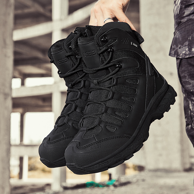 Hiking Boot Waterproof - 남성용 전술 부츠 레이스업 브랜드 발목