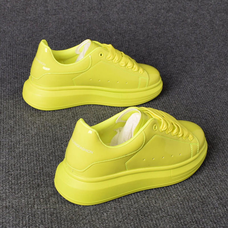 2025년 래커 화이트 캐주얼 남녀공용 에나멜 가죽 스 - Men'S Shoes Casual Sneakers 리뷰 및 가격