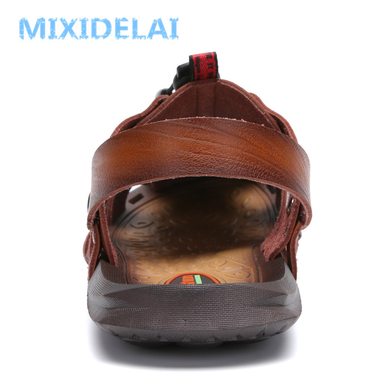 MIXIDELAI 새로운 핫 세일 남성 샌들 가죽 남성 - Men'S Shoes Clearance Sale 리뷰 및 가격