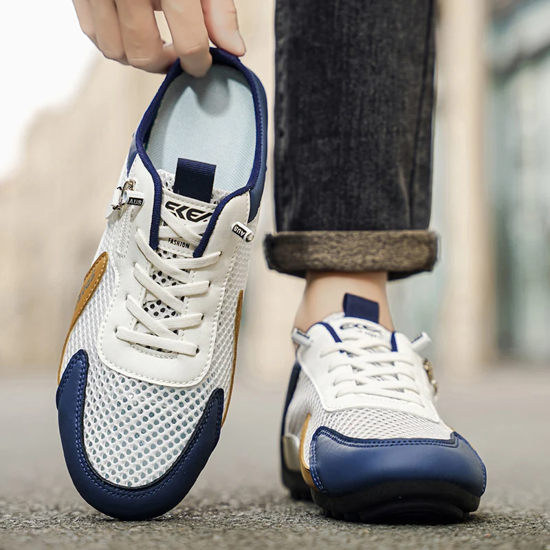 남성용 여름 슬리퍼 트렌디 플랫 바닥 통기성 캐주얼 실 - Men'S Shoes Casual Sneakers 리뷰 및 가격