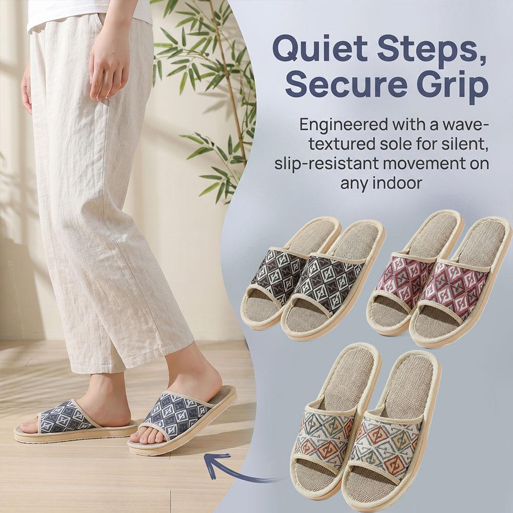포시즌스 린넨 슬리퍼 커플용 통기성 실내 바닥 슬리퍼  - Men'S Shoes To Women'S 리뷰 및 가격