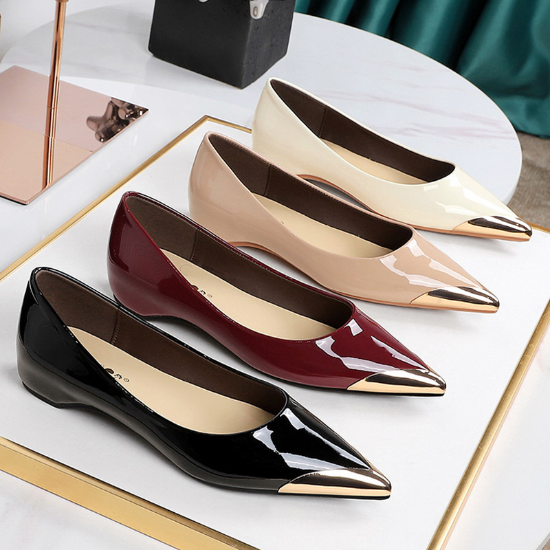 빅트리 슈즈 로우힐 여성화 에나멜 가죽 웨지힐 여성 펌 - Men'S Shoes To Women'S 리뷰 및 가격