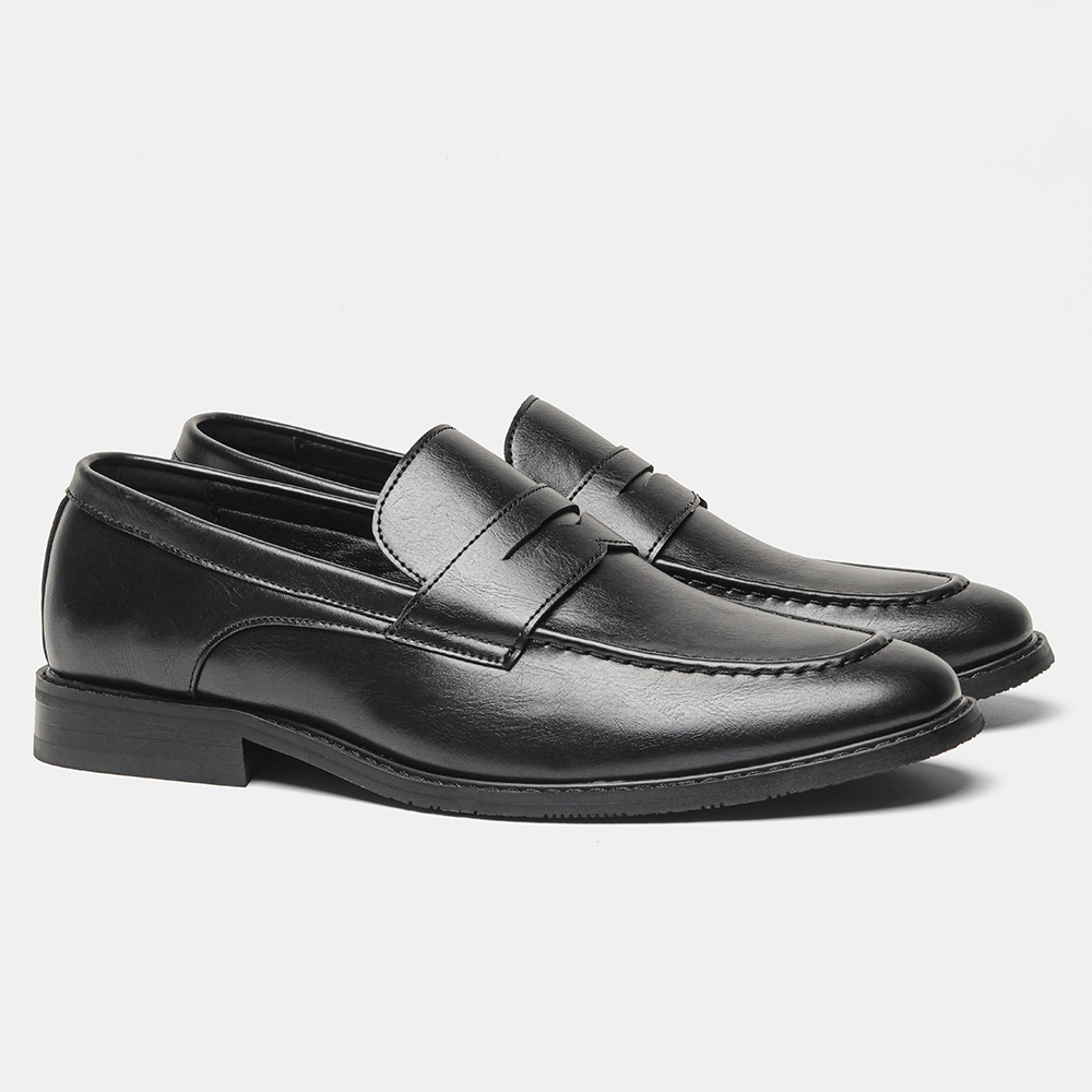 남성용 블랙 페니 로퍼 클래식 비즈니스 드레스 슈즈 슬 - Men'S Shoes Hush Puppies 리뷰 및 가격