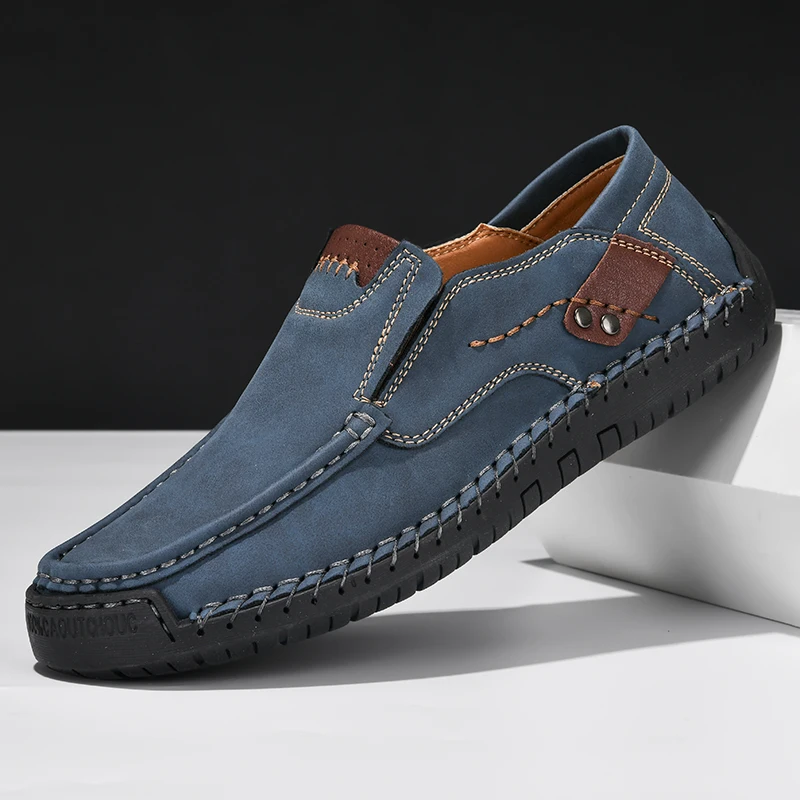 용수철 핸드메이드 남성용 신발, 편안한 슬립온 로퍼,  - Men'S Shoes Clearance Sale 리뷰 및 가격