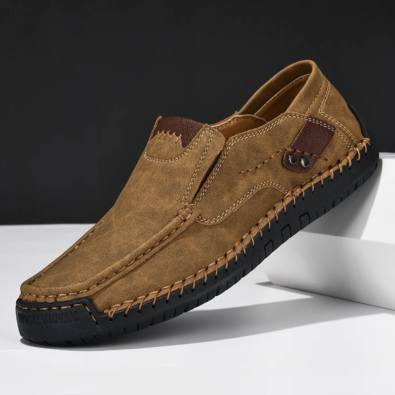 용수철 핸드메이드 남성용 신발, 편안한 슬립온 로퍼,  - Men'S Shoes Clearance Sale 리뷰 및 가격
