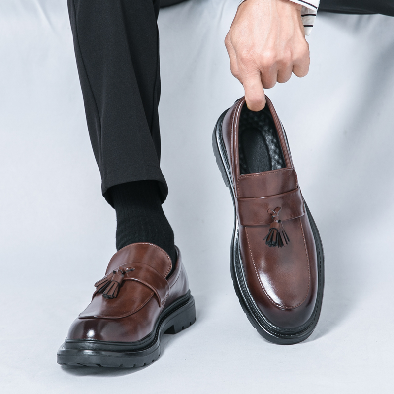 패션 브랜드 남성용 논슬립 캐주얼 가죽 신발 고품질 남 - Men'S Shoes Quality Brands 리뷰 및 가격