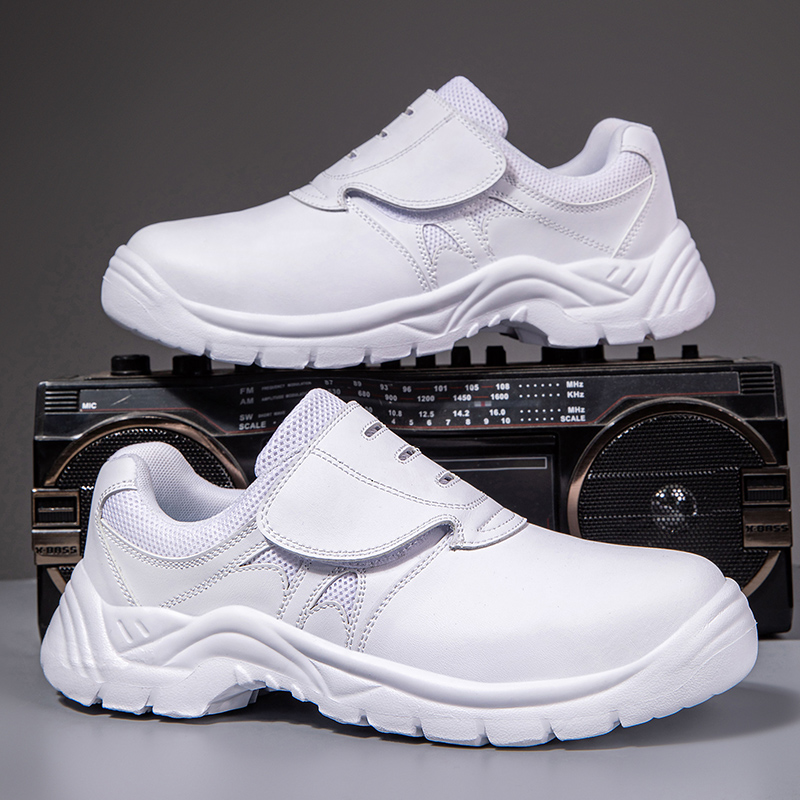 남성용 빅 사이즈 패션 스틸 토 캡, 작업 안전 신발, - Men Shoes White Colour 리뷰 및 가격