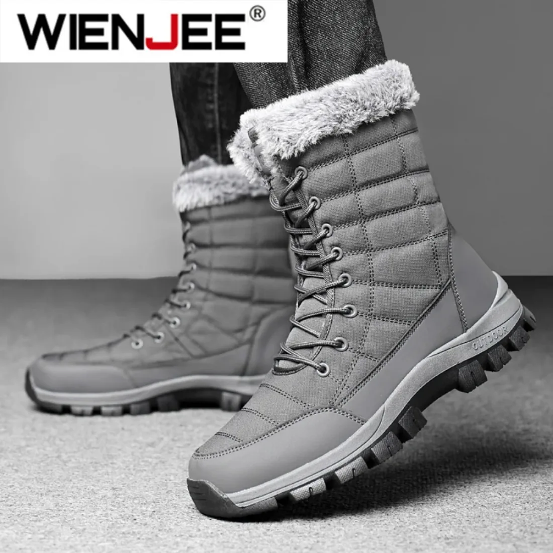 남성 겨울 스노우 부츠 방수 모피 안감 따뜻한 발목 부 - Hiking Boot Waterproof 리뷰 및 가격