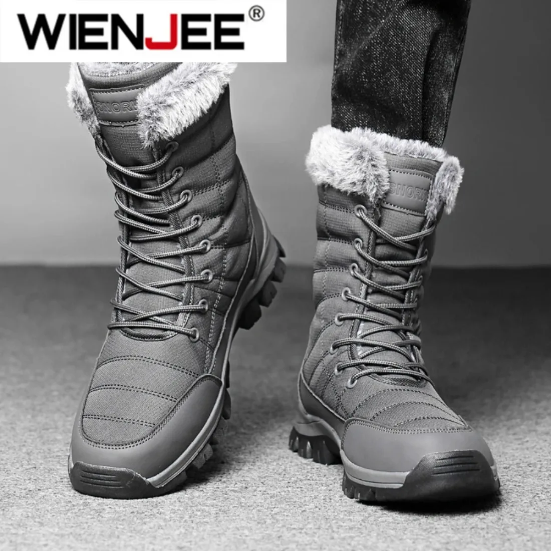 남성 겨울 스노우 부츠 방수 모피 안감 따뜻한 발목 부 - Hiking Boot Waterproof 리뷰 및 가격