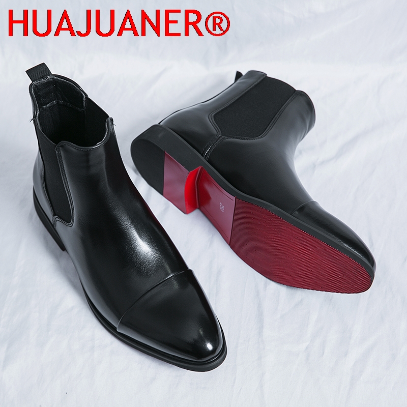 영국 스타일 남성용 블랙 첼시 부츠 여성용 천연 가죽  - Men'S Shoes Hush Puppies 리뷰 및 가격
