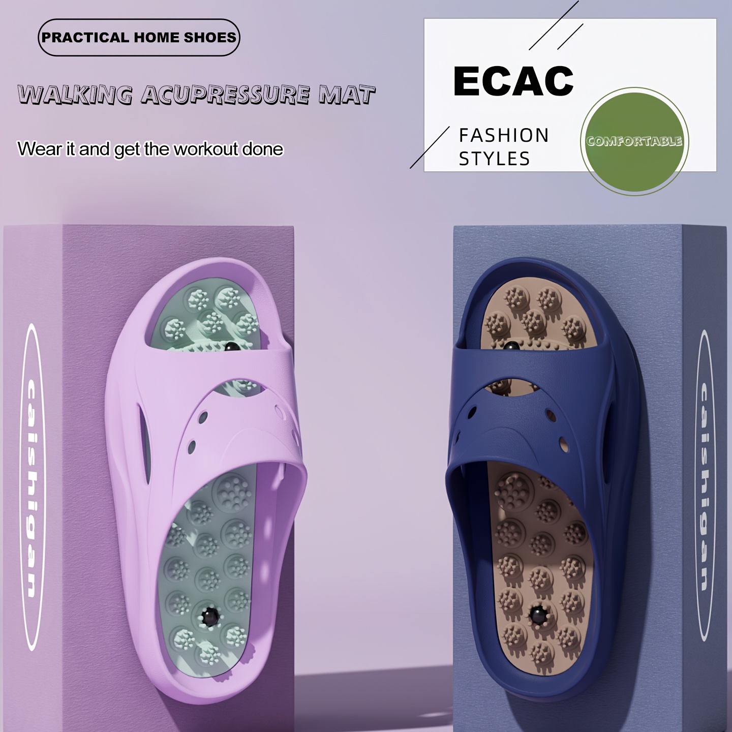 여성 남성 EVA 마사지 슬리퍼 두꺼운 밑창 욕실 슬라 - Men'S Shoes To Women'S 리뷰 및 가격