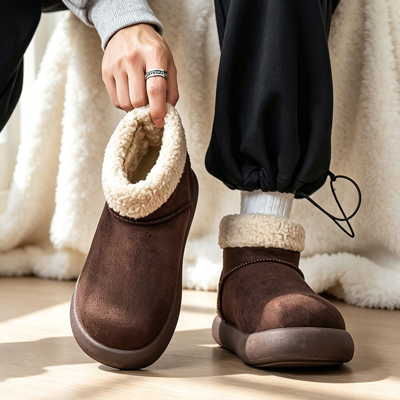 가을과 겨울용 남성용 스노우 부츠, 플리스 안감과 두꺼 - Men'S Shoes With Height Increase 리뷰 및 가격