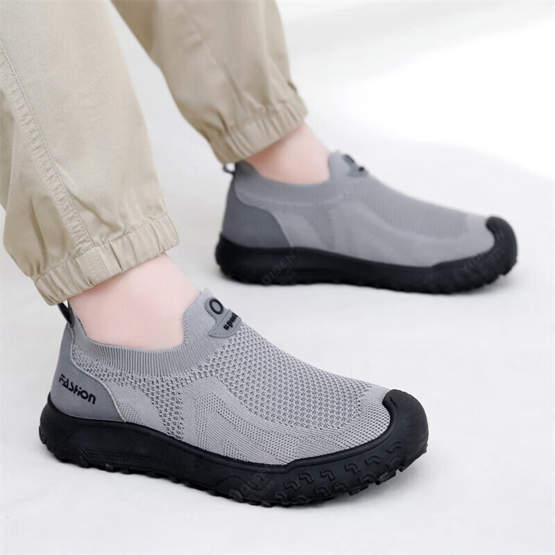 여름 남성 캐주얼 신발 탄성 슬립온 디자인 충돌 방지  - Men Shoes Everyday 리뷰 및 가격