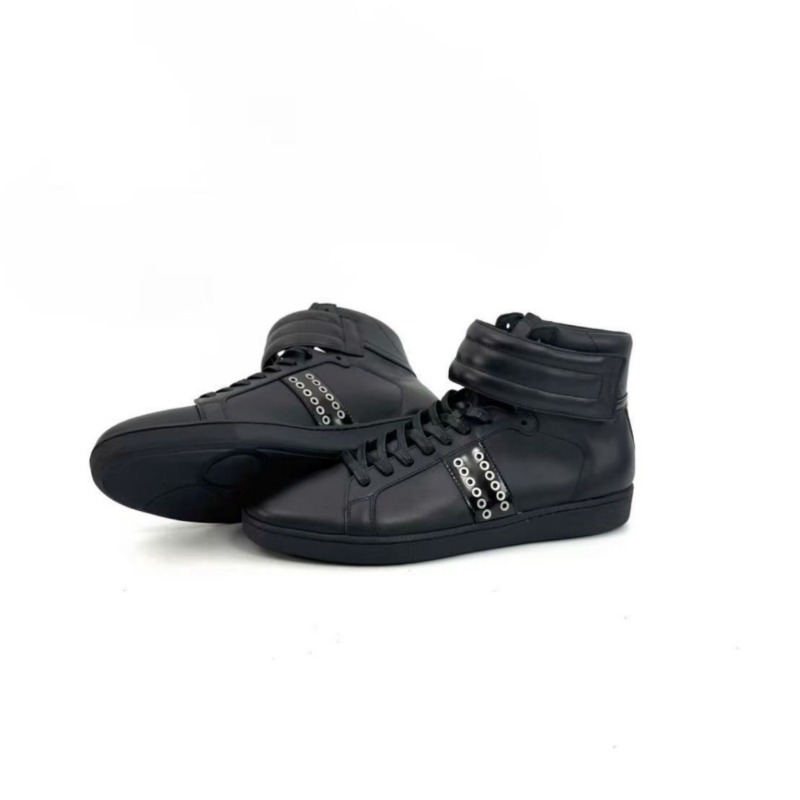 남성용 천연 가죽 하이탑 스니커즈 2026 레트로 후크 - Men Shoes White Colour 리뷰 및 가격