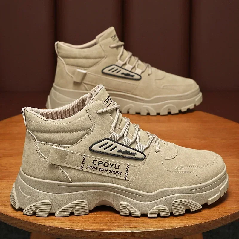 발목 부츠 남성 신발 봄 하이탑 방수 미끄럼 방지 작업 - Men'S Shoes With Height Increase 리뷰 및 가격