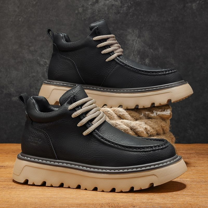 남성 겨울 첼시 부츠 영국 스타일 플랫폼 높이 증가 따 - Men'S Shoes With Height Increase 리뷰 및 가격