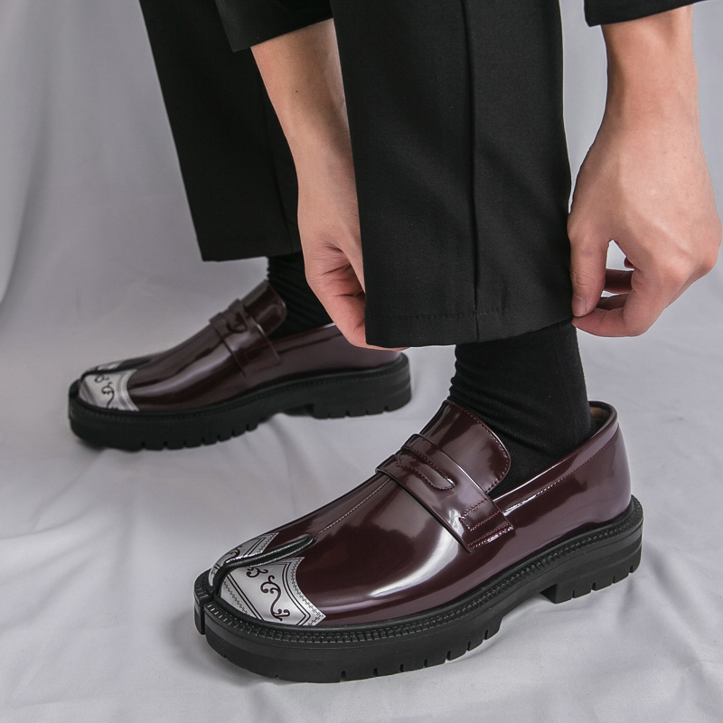 패션 일본 스타일 스플릿 토 로퍼 브랜드 비즈니스 두꺼 - Men'S Shoes Japanese Brand 리뷰 및 가격
