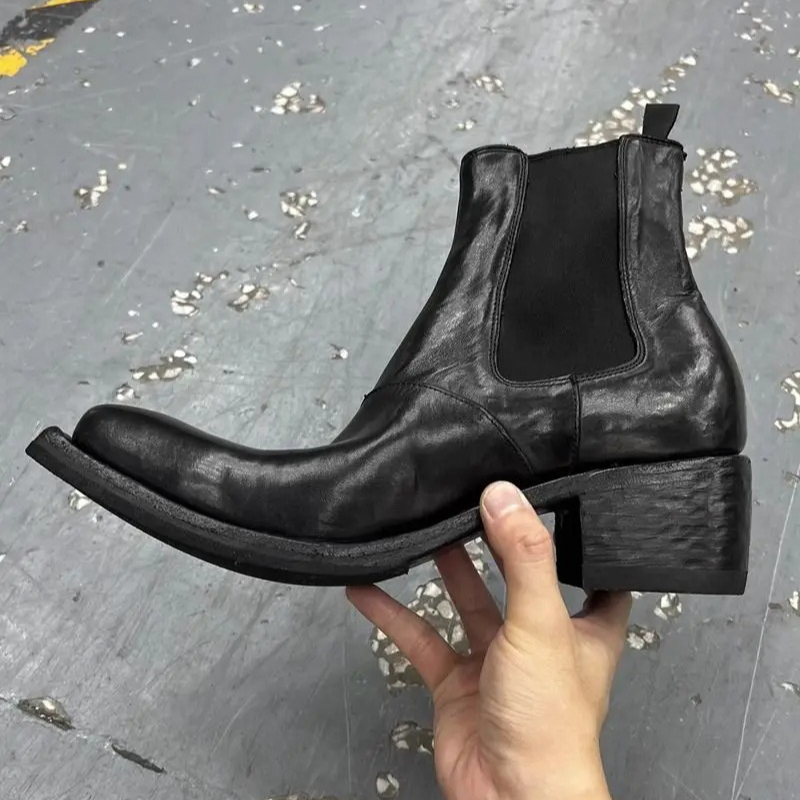 고품질 남성용 디자이너 하이탑 키높이 포인티드 토드 첼 - Men'S Shoes Hush Puppies 리뷰 및 가격