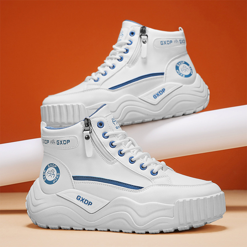 키높이 논슬립 신발 남성용 하이탑 화이트 가죽 스니커즈 - Men'S Shoes With Height Increase 리뷰 및 가격