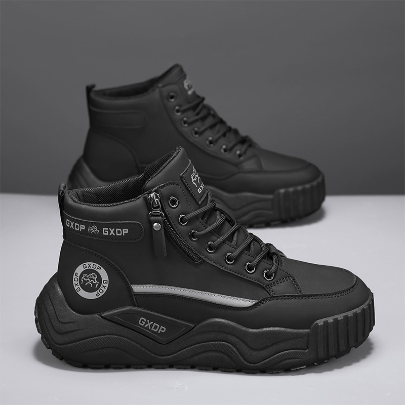 키높이 논슬립 신발 남성용 하이탑 화이트 가죽 스니커즈 - Men'S Shoes With Height Increase 리뷰 및 가격