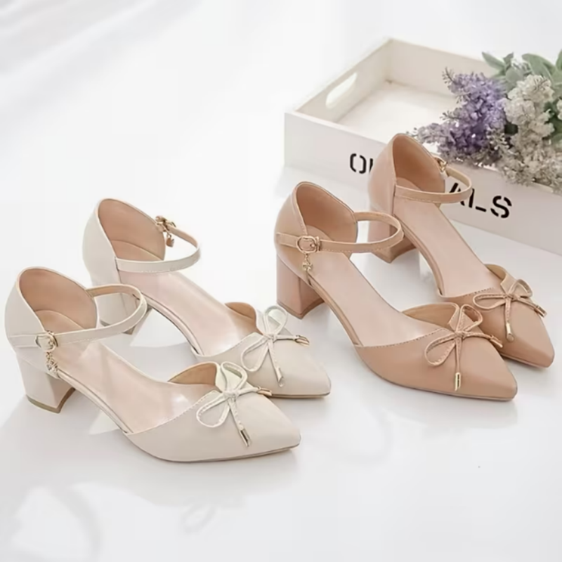 여성용 하이힐 샌들, 포인티드 토 펌프스, 리본 장식, - Men Shoes For Wedding 리뷰 및 가격