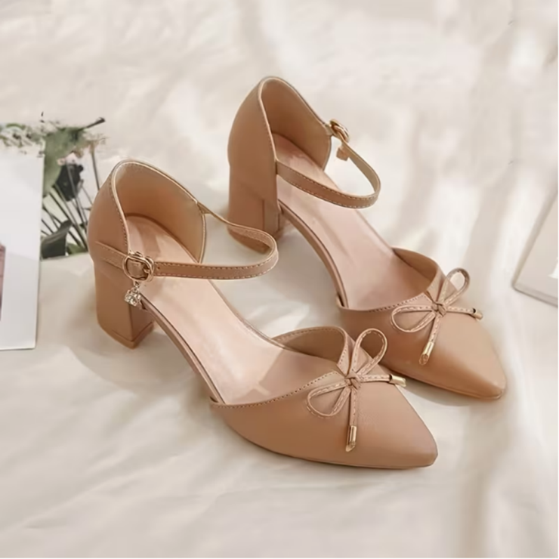 여성용 하이힐 샌들, 포인티드 토 펌프스, 리본 장식, - Men Shoes For Wedding 리뷰 및 가격