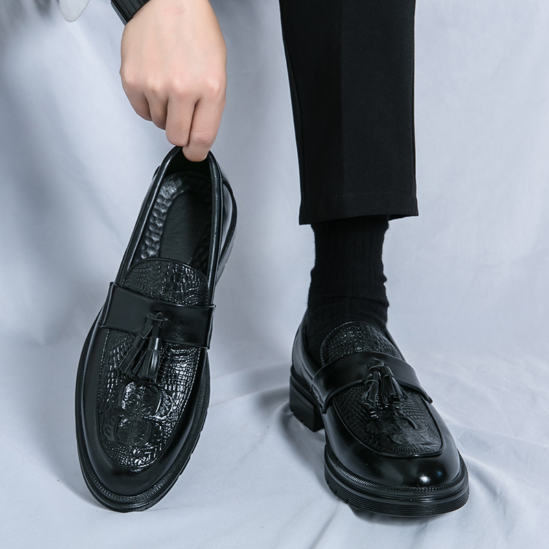 남성 신발 가죽 남성 패션 봄 술 로퍼 핫 세일 수제  - Men'S Shoes Clearance Sale 리뷰 및 가격