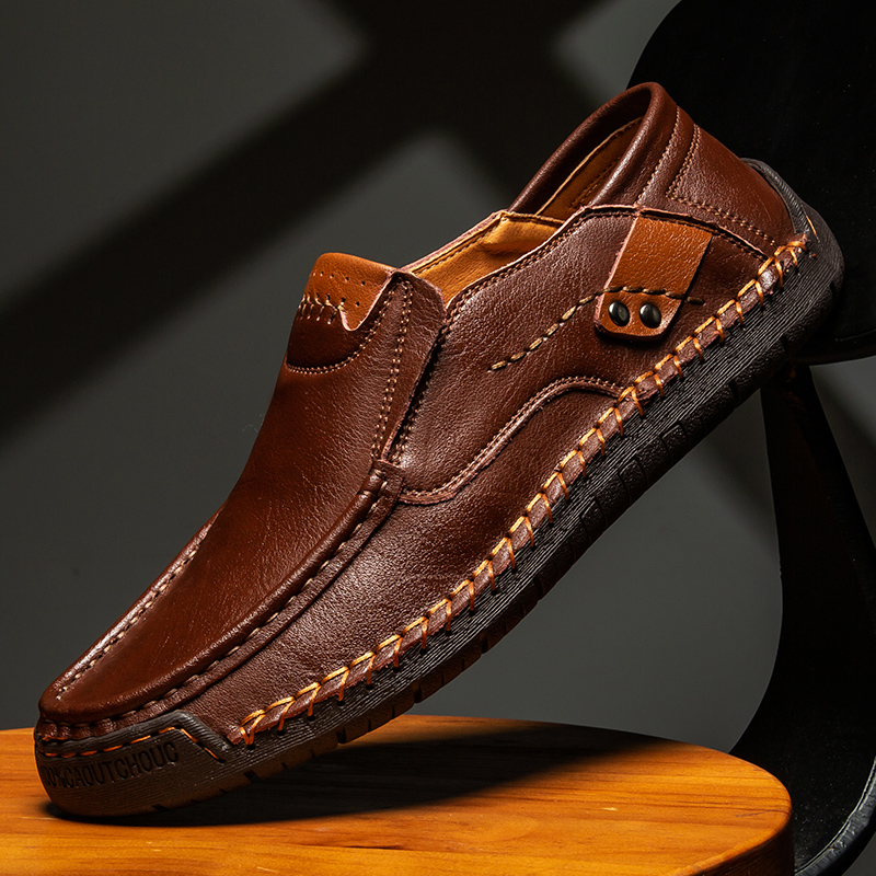 남성용 수제 가죽 신발, 편안한 캐주얼 로퍼, 슬립온  - Men'S Shoes Clearance Sale 리뷰 및 가격