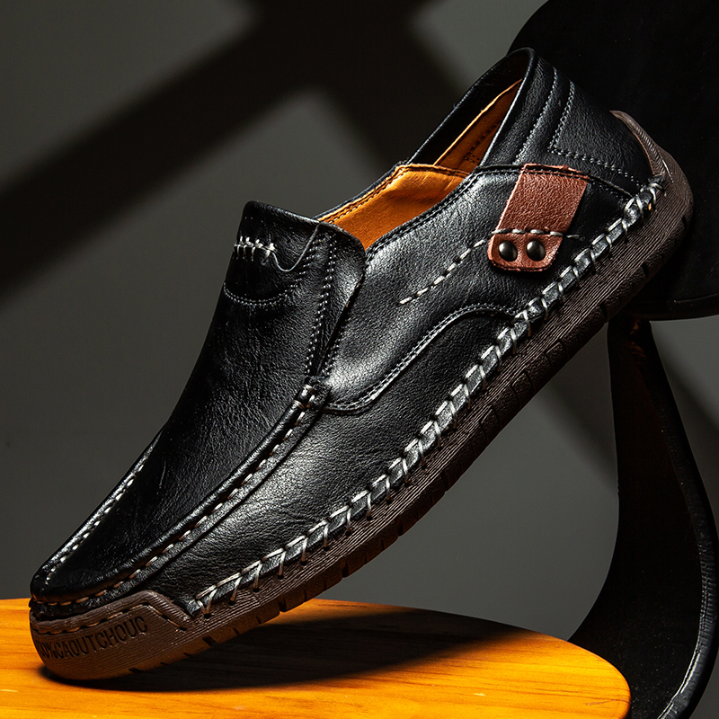 남성용 수제 가죽 신발, 편안한 캐주얼 로퍼, 슬립온  - Men'S Shoes Clearance Sale 리뷰 및 가격