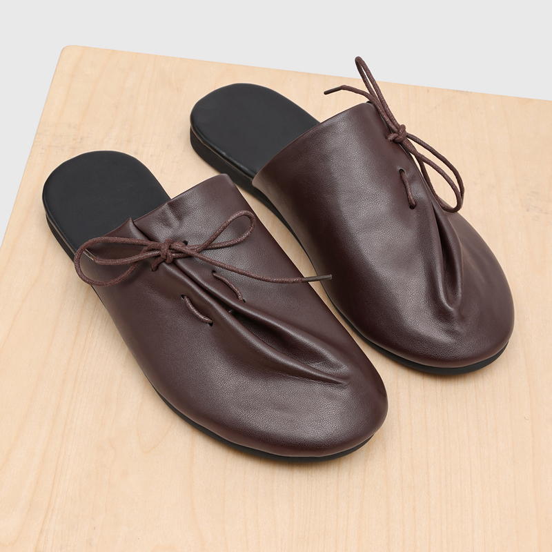 새롭고 세련된 편안한 남성용 하프 슬리퍼 사선 스트랩  - Men'S Shoes Hush Puppies 리뷰 및 가격