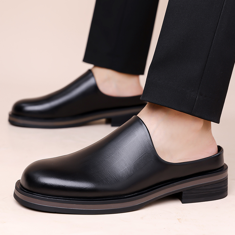 남성 슬립온 하프 슬리퍼, 두꺼운 밑창 광택 캐주얼 가 - Men'S Shoes Hush Puppies 리뷰 및 가격