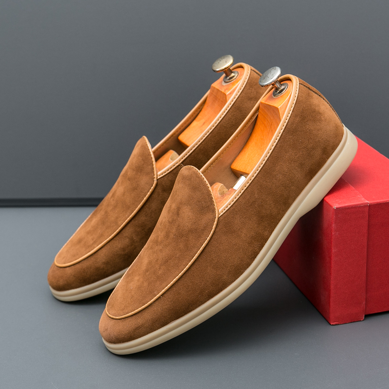 가을 고품질 스웨이드 남성 로퍼 간단한 플랫 캐주얼 신 - Men'S Shoes Quality Brands 리뷰 및 가격