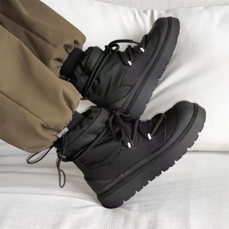 디자이너 신상 남성용 스노우 부츠 겨울용 하이탑 앵클  - Men'S Shoes Hush Puppies 리뷰 및 가격