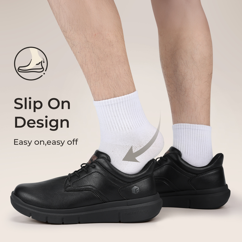 ItVille 남성용 와이드 폭 가죽 슬립온 캐주얼 워 - Men'S Shoes Wide Width 리뷰 및 가격