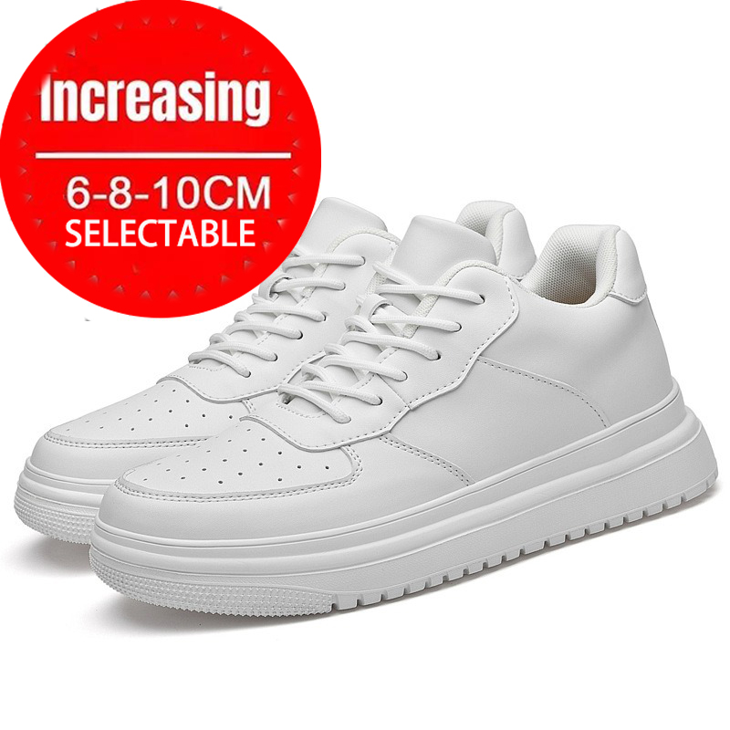 운동화 남자 엘리베이터 신발 높이 증가 신발 6-10c - Men Shoes White Colour 리뷰 및 가격