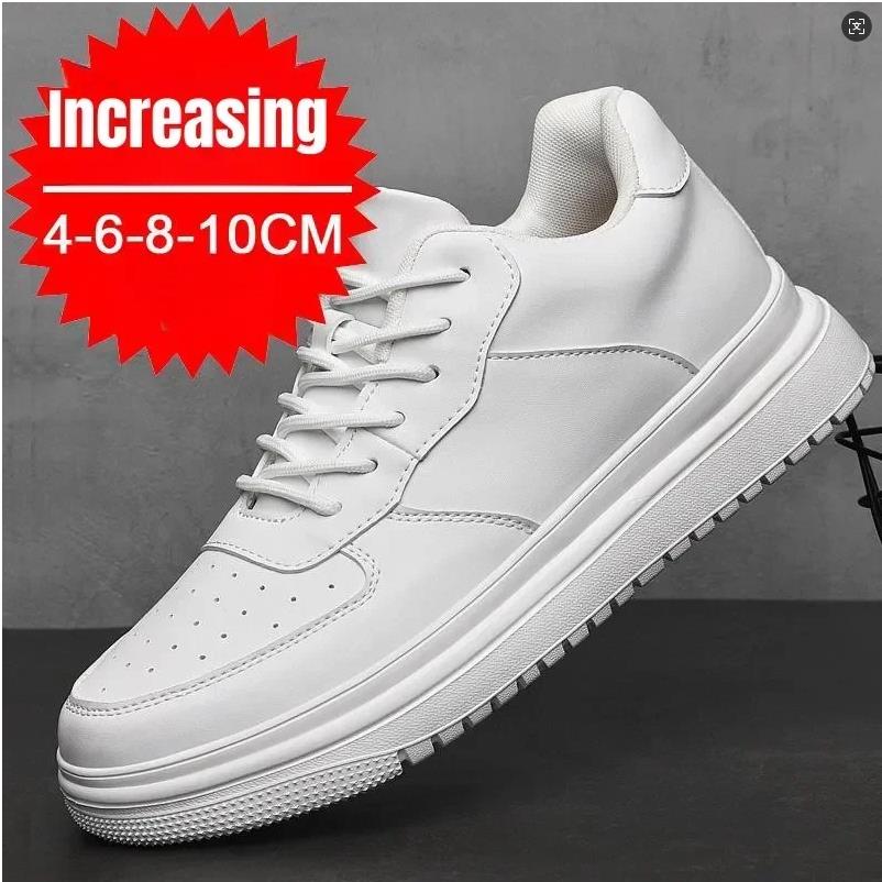 운동화 남자 엘리베이터 신발 높이 증가 신발 6-10c - Men Shoes White Colour 리뷰 및 가격