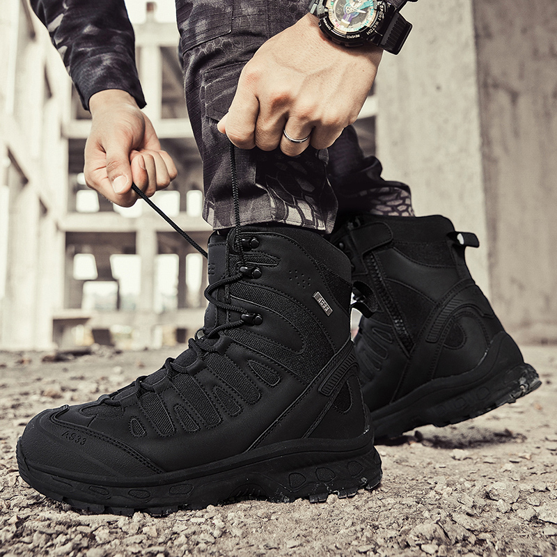 남성용 전술 부츠 레이스업 브랜드 발목 하이킹 신발 사 - Hiking Boot Waterproof 리뷰 및 가격