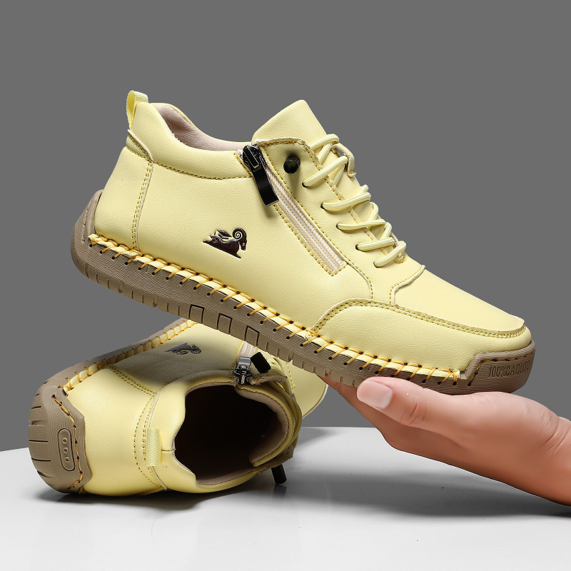 여성 운동화 수제 가죽 캐주얼 신발 남성용 야외 소프트 - Men'S Shoes Casual Sneakers 리뷰 및 가격