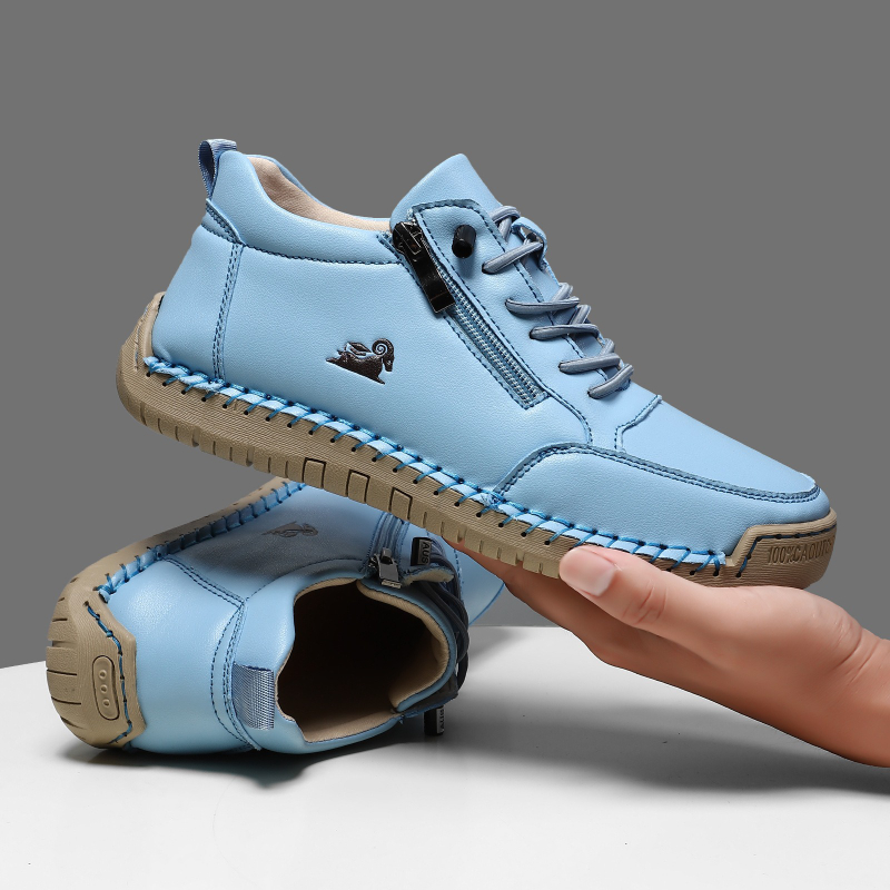 여성 운동화 수제 가죽 캐주얼 신발 남성용 야외 소프트 - Men'S Shoes Casual Sneakers 리뷰 및 가격